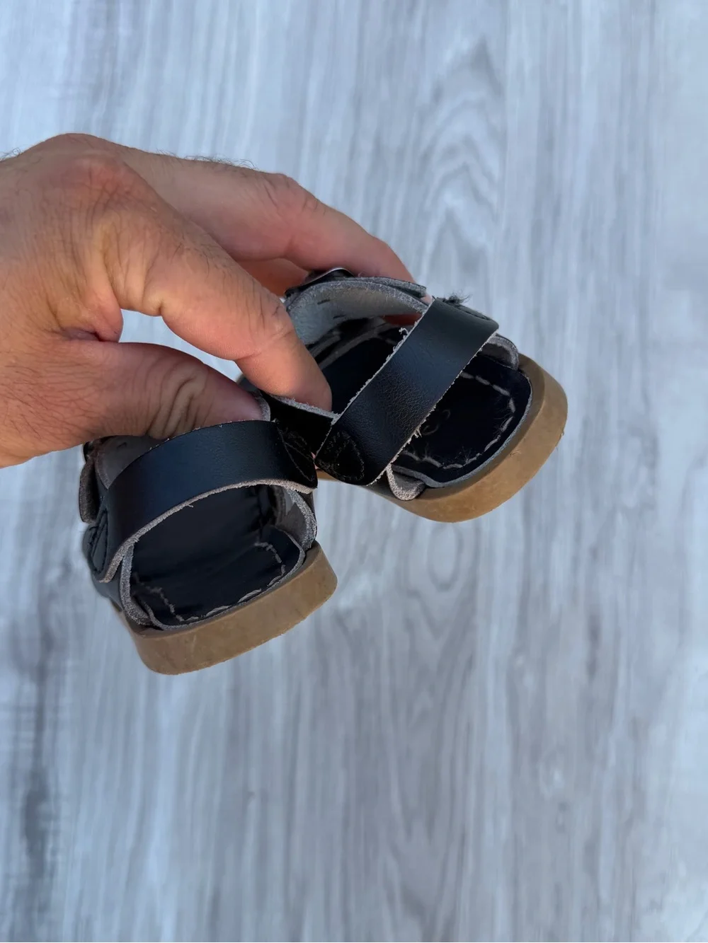 Salt Water Original  Sandals in Black - Little Kid